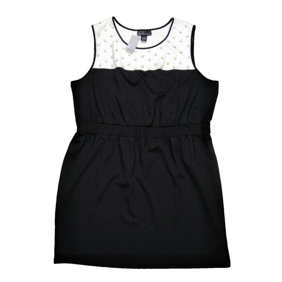 Lane Bryant Color Blocked Embellished Sleeveless Sheath Dress Plus Sz 22/24 NWT - Picture 2 of 4